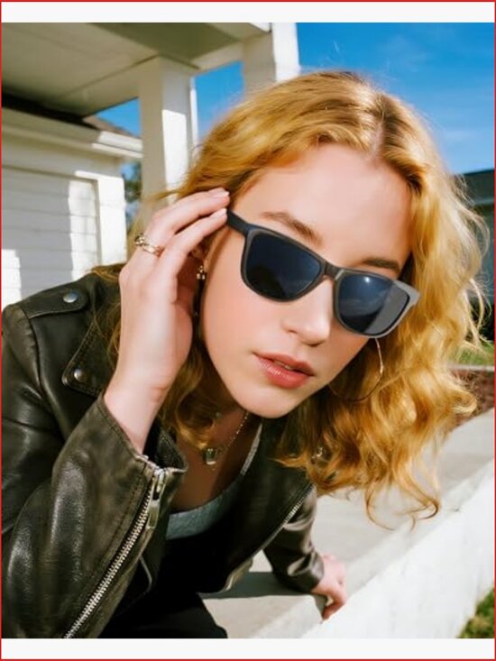 Women\'s Polarized Square Sunglasses UV400 Protection Retro Lightweight main image 5